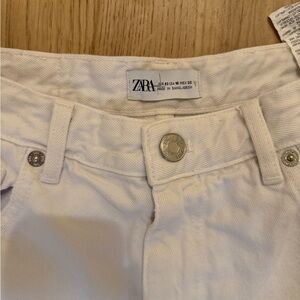 Zara white jeans
